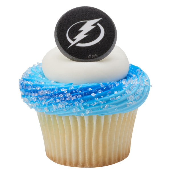 NHL® Tampa Bay Lightning Team Puck Cupcake Rings – A Birthday Place