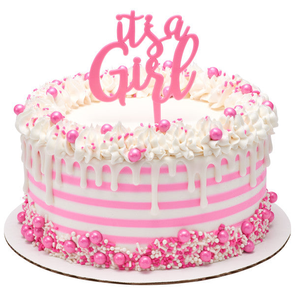 It's a Girl Cake Topper Retail Decorations