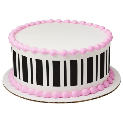 Classic Stripes Edible Cake Topper Image Strips