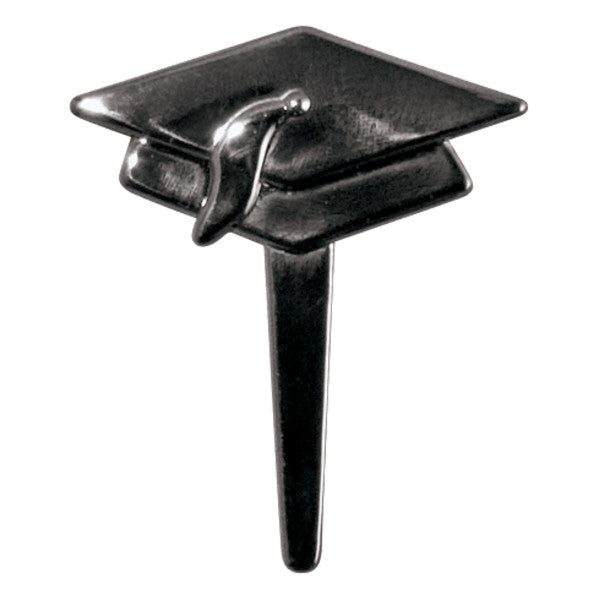 Black Metallic Grad Hats DecoPics®