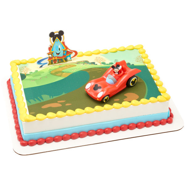 Disney Mickey Mouse Funhouse Dulces Aventuras DecoSet® e Imagen de Fondo Comestible 