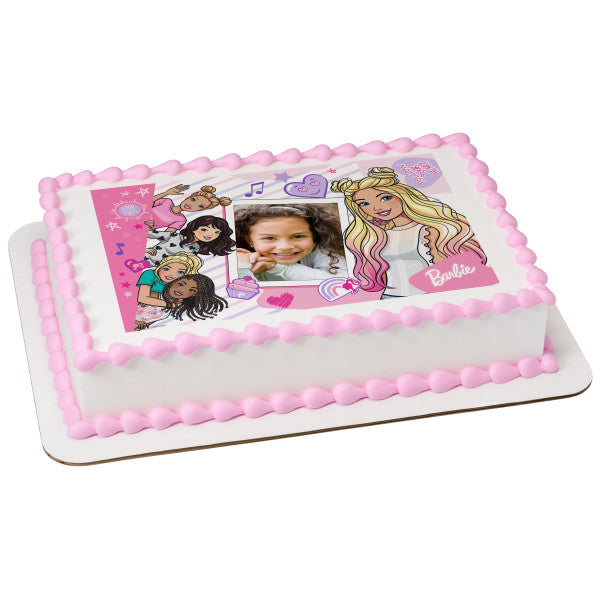 Barbie™ Be You Edible Cake Topper Image Frame