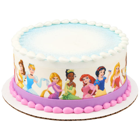 Disney Princesses Edible Cake Topper Image Strips