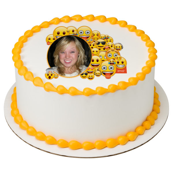 emoji® Mashup Edible Cake Topper Image Frame