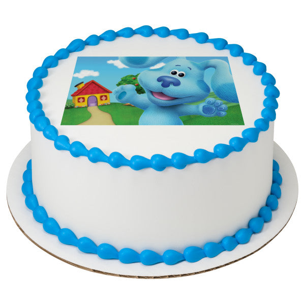 Blue's Clues & You! Blue Edible Cake Topper Image
