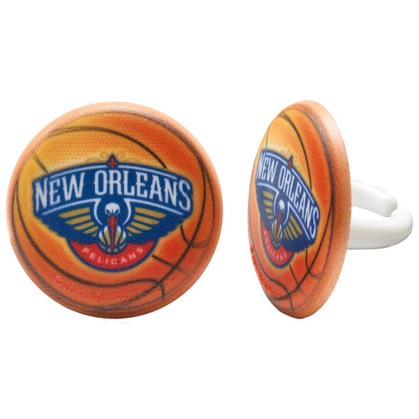 NBA New Orleans Pelicans Cupcake Rings
