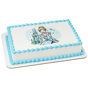 Disney Cinderella I'm Having a Ball! Edible Cake Topper Image