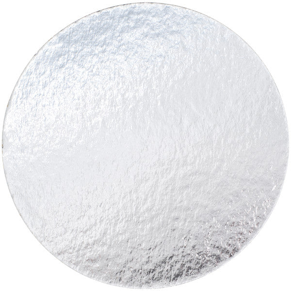 Cake Board Card 6" Round Gold and Silver Reversible