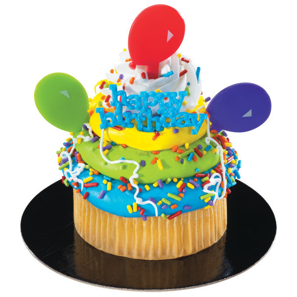 Happy Birthday and Balloons DecoPics®
