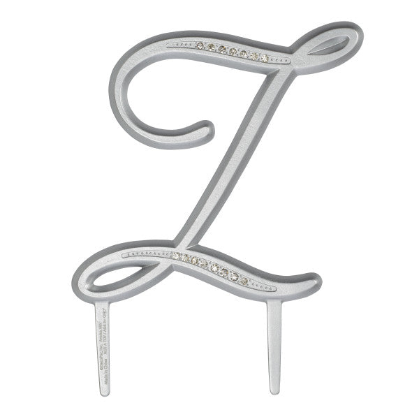 A Birthday Place - Cake Toppers - 4.5" Z Diamond Letter Monogram