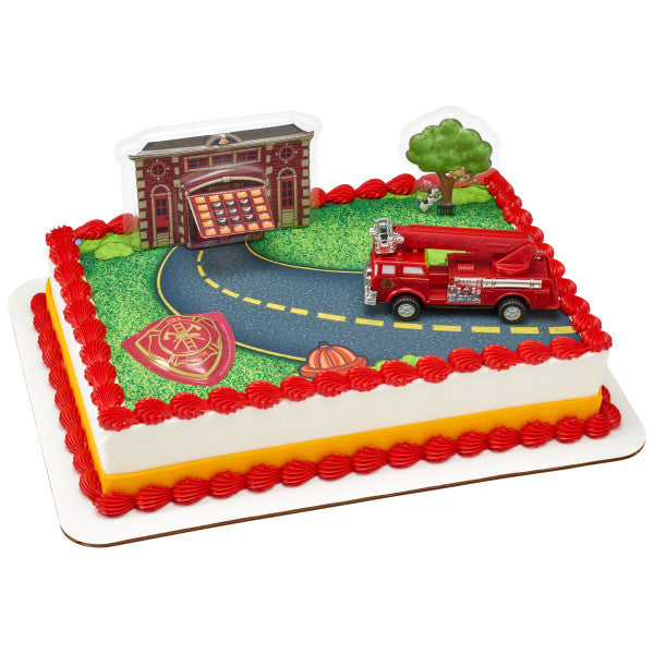 Fire Truck and Station DecoSet®