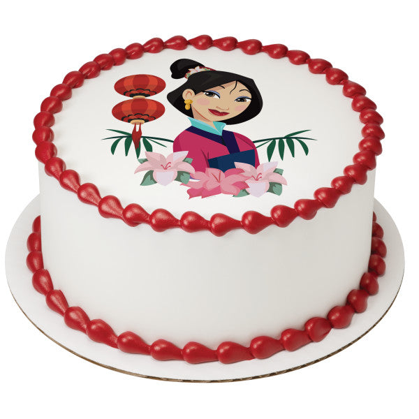 Disney Princess Mulan Edible Cake Topper Image