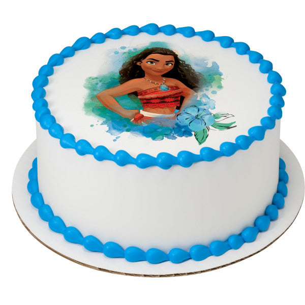 Disney Princess Moana Edible Cake Topper Image