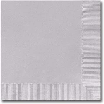 Silver Luncheon Napkins