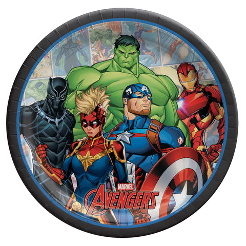 Marvel Avengers Powers Unite 9" Plates