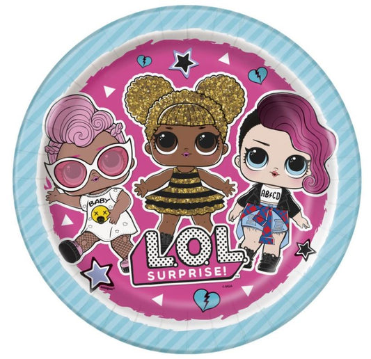 LOL Surprise 9" Plates