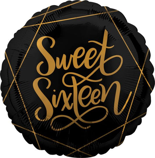 Elegant Sweet Sixteen 17" Balloon