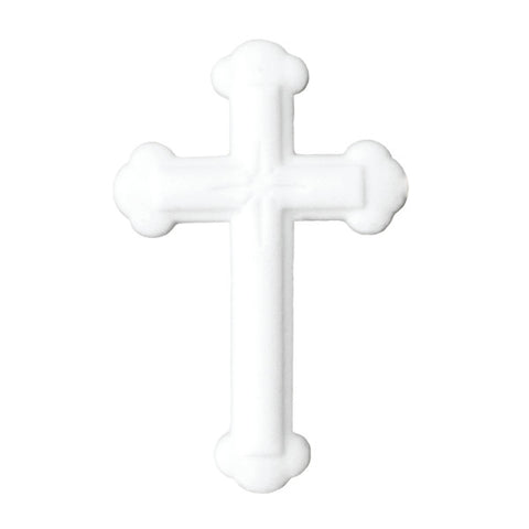 White Ornate Cross Dec-Ons® Decorations
