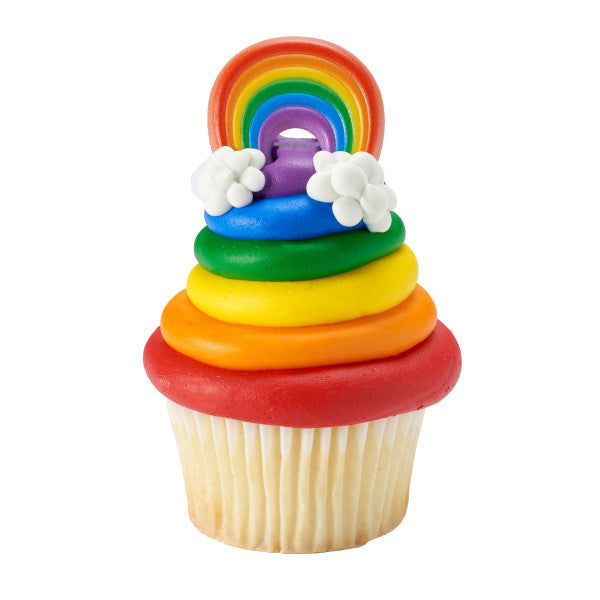 Traditional Rainbow Cupcake Rings