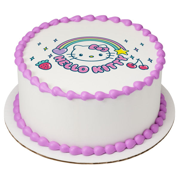 Hello Kitty® It's a Hello Kitty Day! Edible Cake Topper Image
