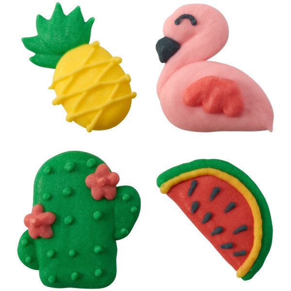 Tropical Vibes Royal Icing Decoration