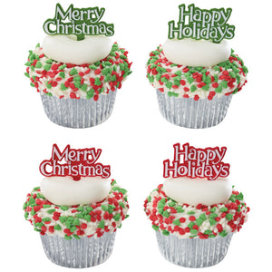 A Birthday Place - Cake Toppers - Holiday Tidings DecoPics®