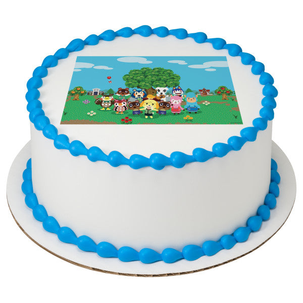 Animal Crossing™ Let's Hang Out Edible Cake Topper Image