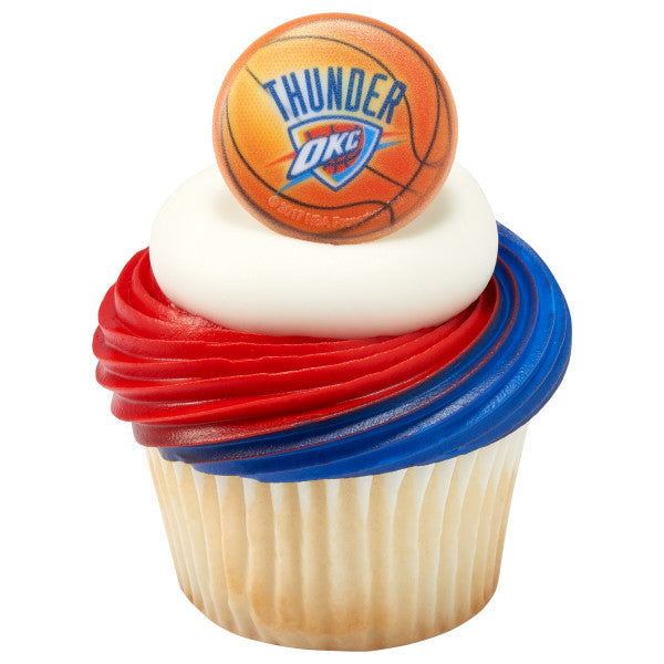 NBA Oklahoma City Thunder Cupcake Rings