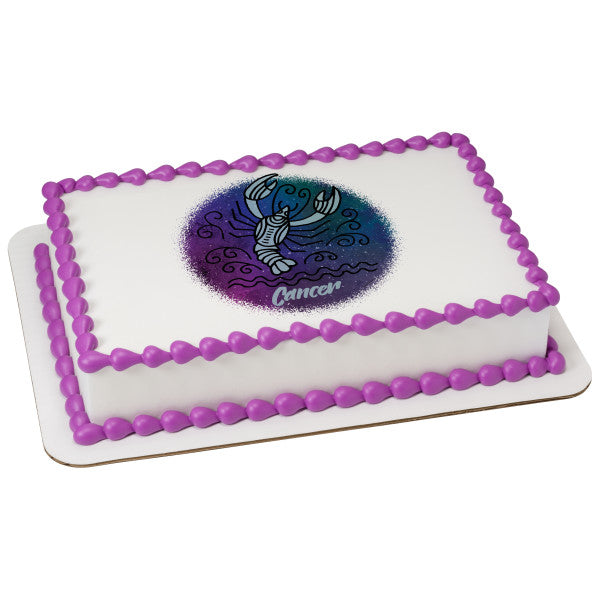 Cancer Edible Cake Topper Image