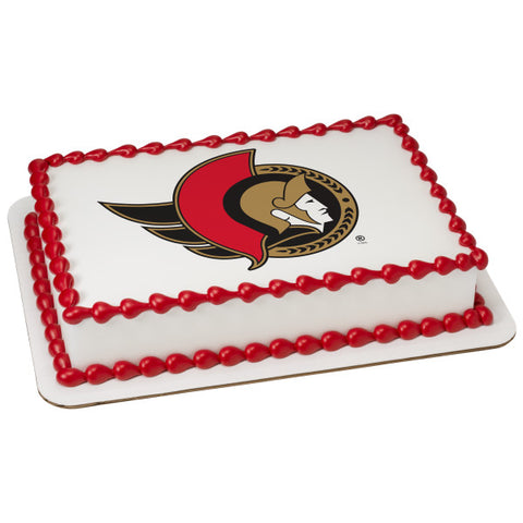 NHL® Ottawa Senators Edible Cake Topper Image