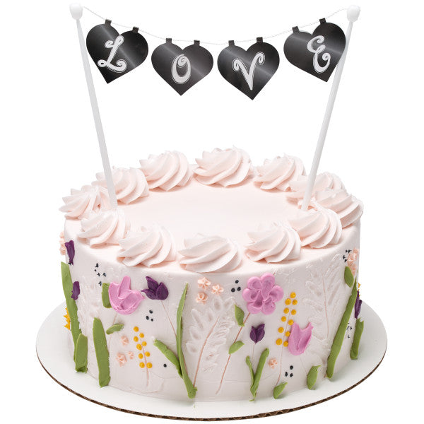 Chalkboard Love Banner Layon