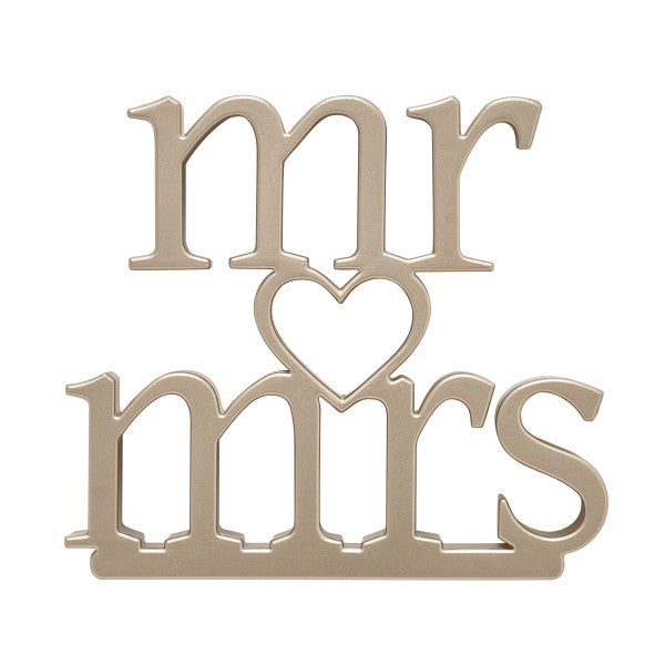 A Birthday Place - Cake Toppers - Mr. and Mrs. Wedding Ornament