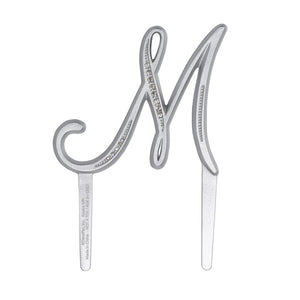 A Birthday Place - Cake Toppers - 2.5" M Diamond Letter Monogram