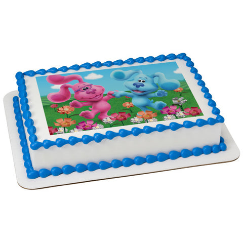 Blue's Clues & You! Let's Think! Edible Cake Topper Image